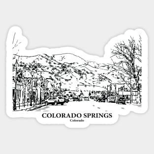 Colorado Springs - Colorado Sticker